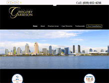 Tablet Screenshot of garrisoncriminaldefense.com